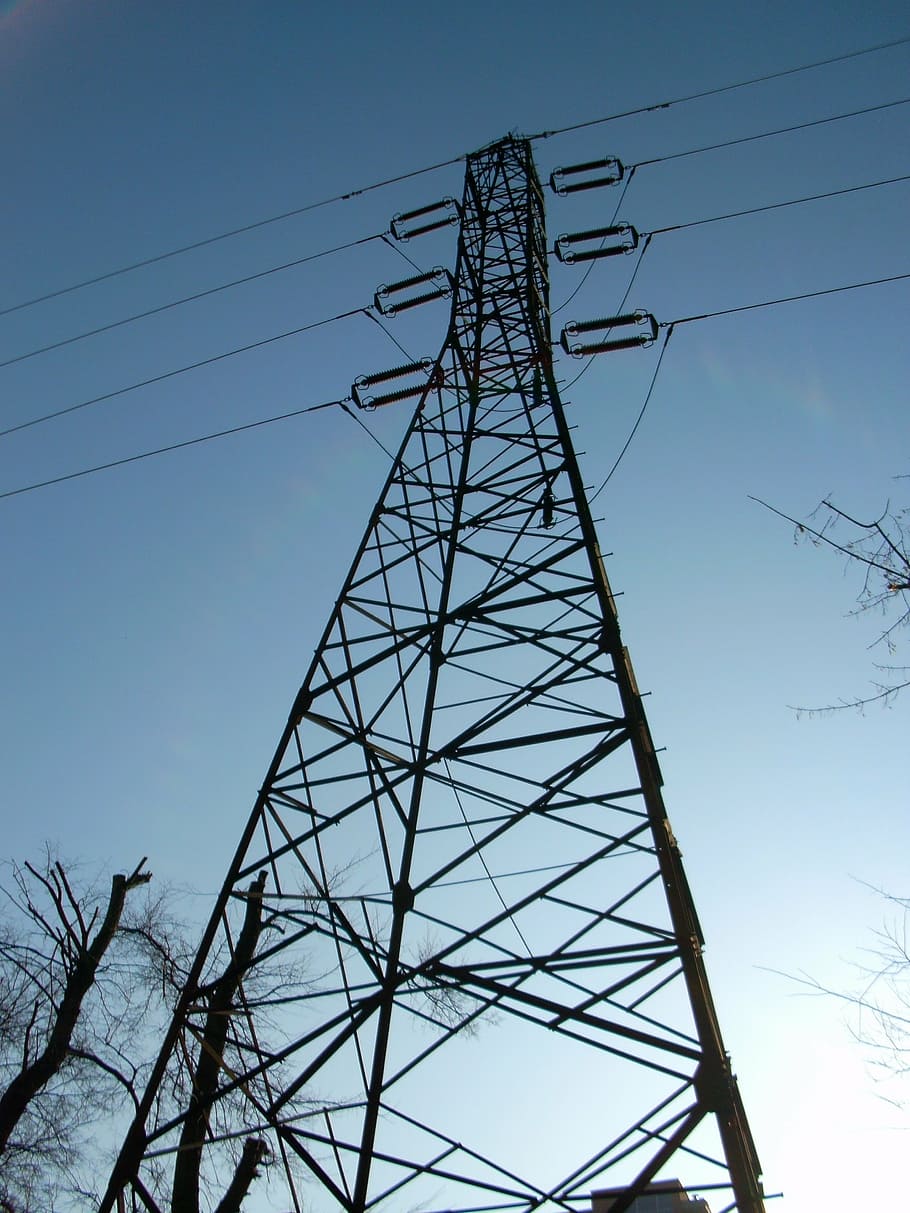 current, the voltage, electricity, cable, electricity pylon HD wallpaper