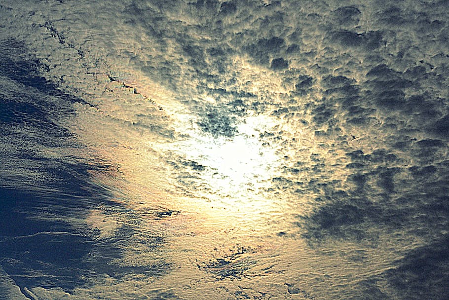 sun, clouds, nature, colors, water, beauty in nature, no people HD wallpaper