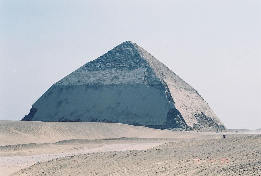 pyramid, bent, structure, design, pyramidal, balance, egypt HD wallpaper