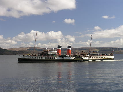 paddle steamer, ship, old, boat, river, water, wheel, transport HD wallpaper