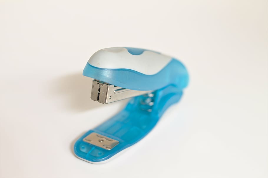 stapler, office, accessories, paper, clip, technology, connection HD wallpaper