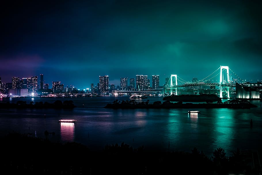 skyline photography of cityscape, cityscape by water photo of New York City HD wallpaper