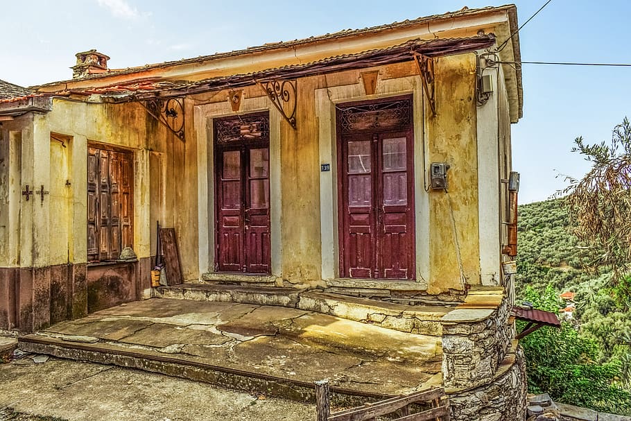 old house, abandoned, decay, architecture, dirty, aged, grunge HD wallpaper