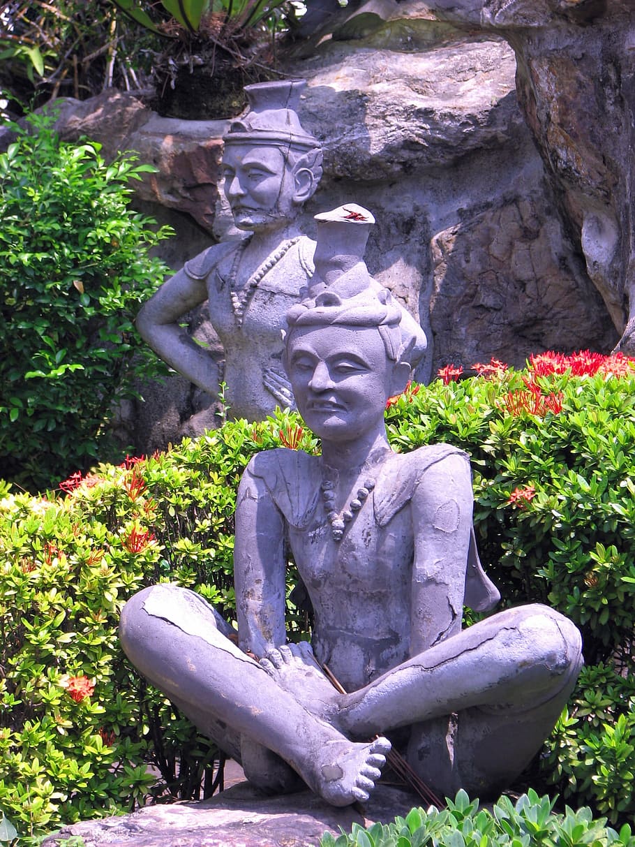 Hermit, Dutton, Thai Massage, Wat Pho, hermit dutton, statue, HD wallpaper