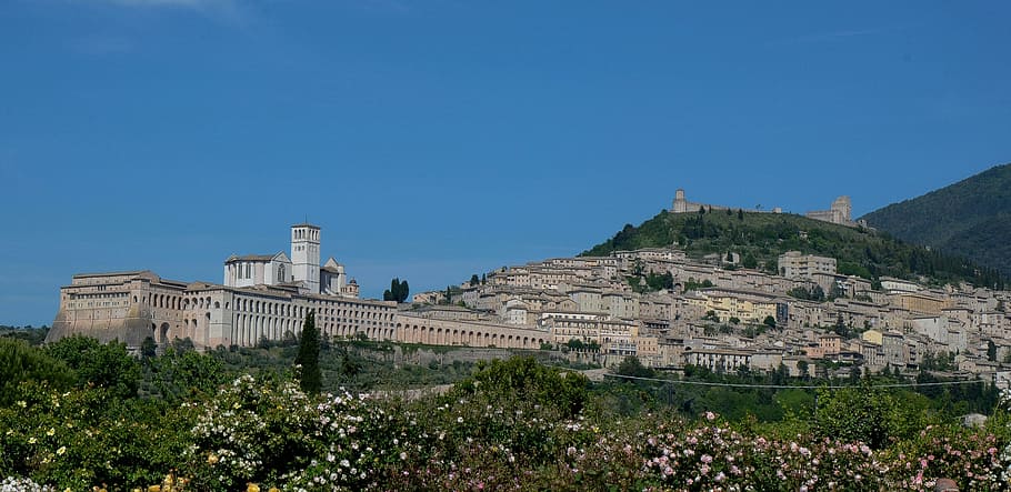 Assisi, Click, may 2016, architecture, blue, outdoors, day HD wallpaper