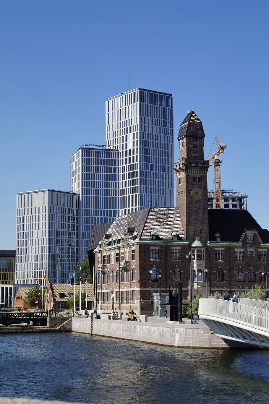 malmö, modern, old, historically, skyscrapers, architecture HD wallpaper