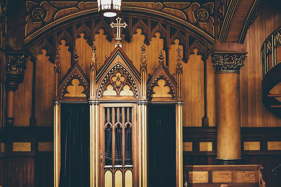 building, architecture, design, ceiling, wall, door, church HD wallpaper