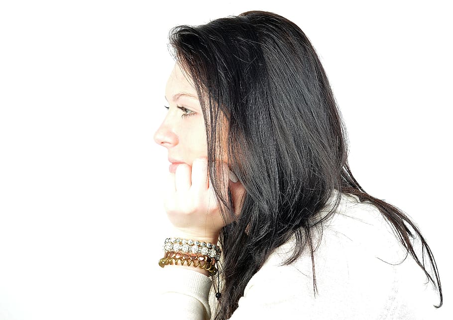 profile, friend, the practice of, white background, headshot HD wallpaper