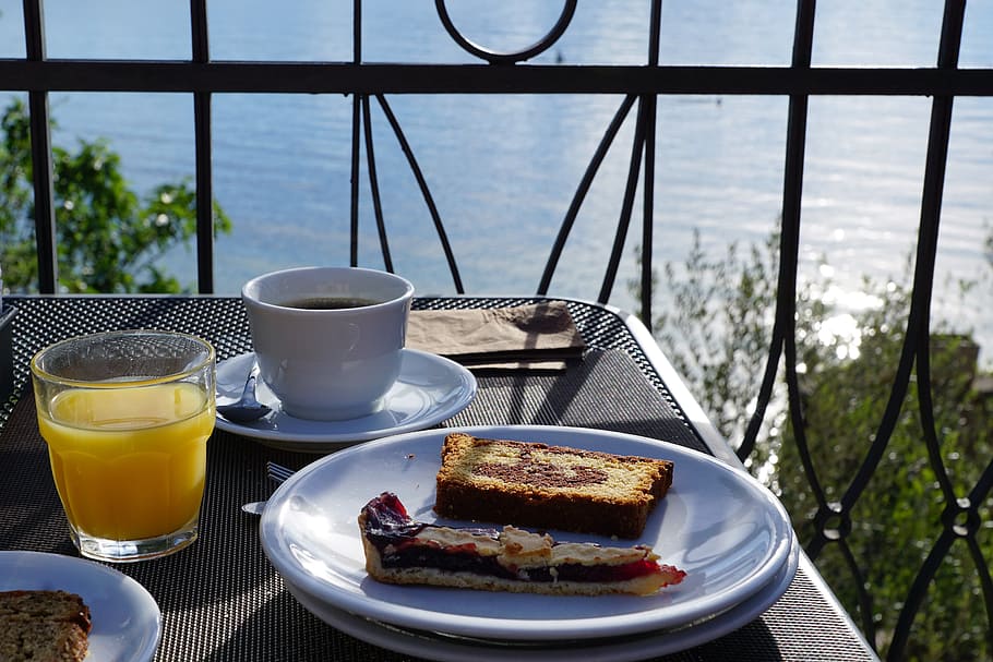 HD wallpaper: toast bread on plate, Breakfast, Eat, Cake, Garda ...