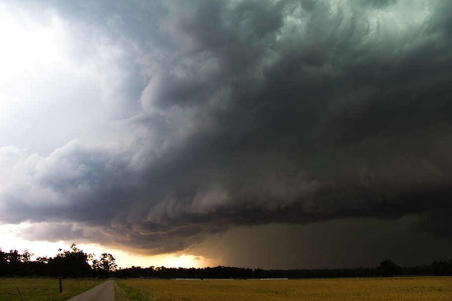 nature, sky, super cell, storm, thunderstorm, storm hunting HD wallpaper