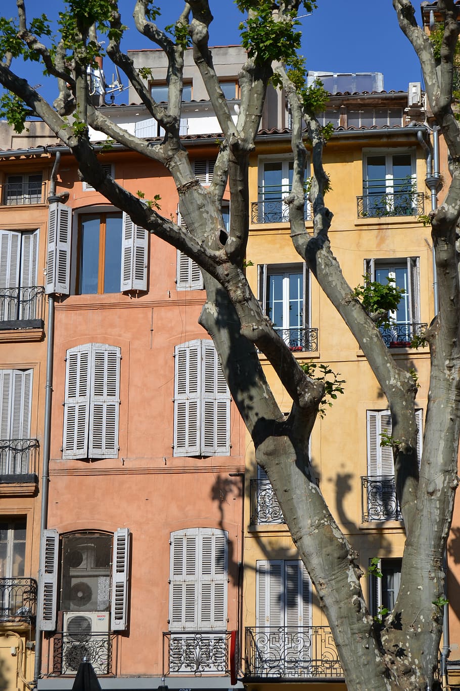 france, provence, aix-en-provence, south of france, facades
