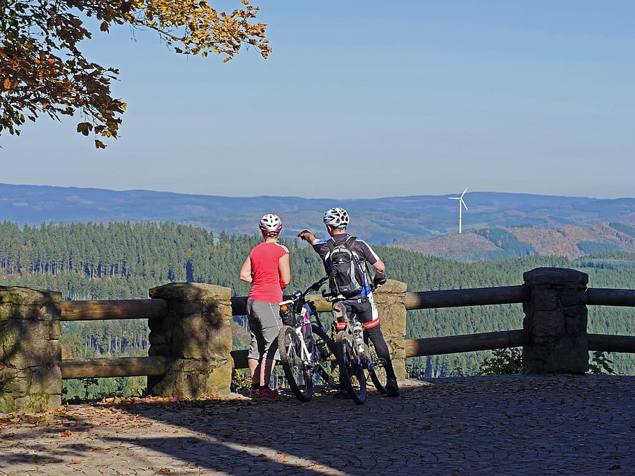 sauerland, viewpoint, high done, panorama, mountain country