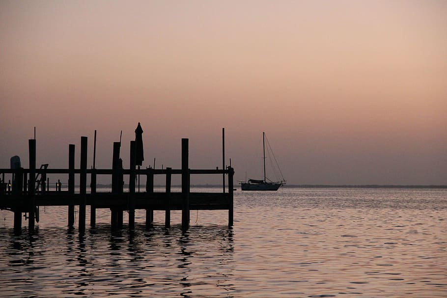 sunrise, sea, web, morgenrot, skies, sunset, nautical Vessel HD wallpaper