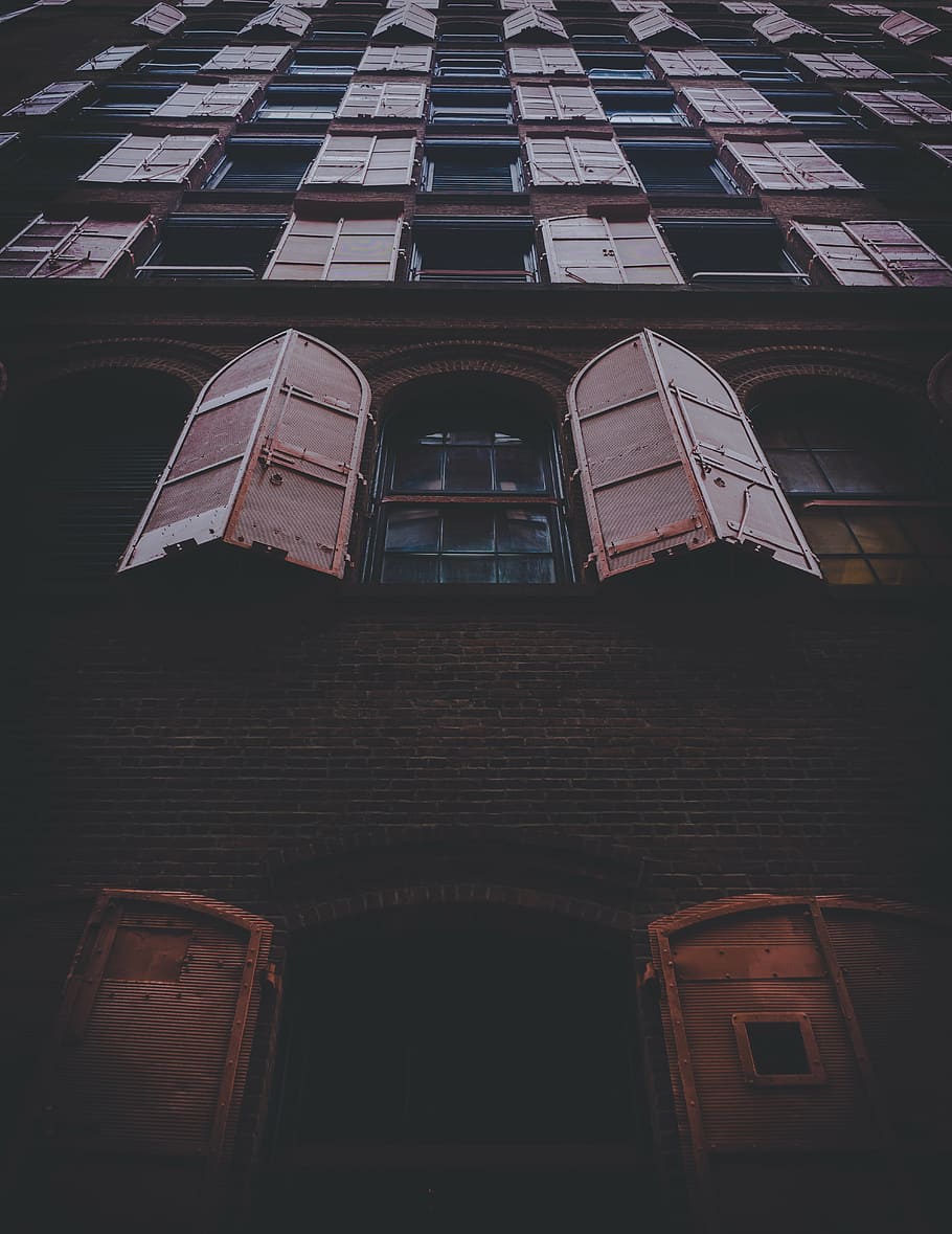 abandoned, architecture, brick wall, building, building exterior HD wallpaper