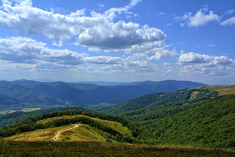 HD wallpaper: bieszczady, tarnica, beech berdo, mountains, the silence ...