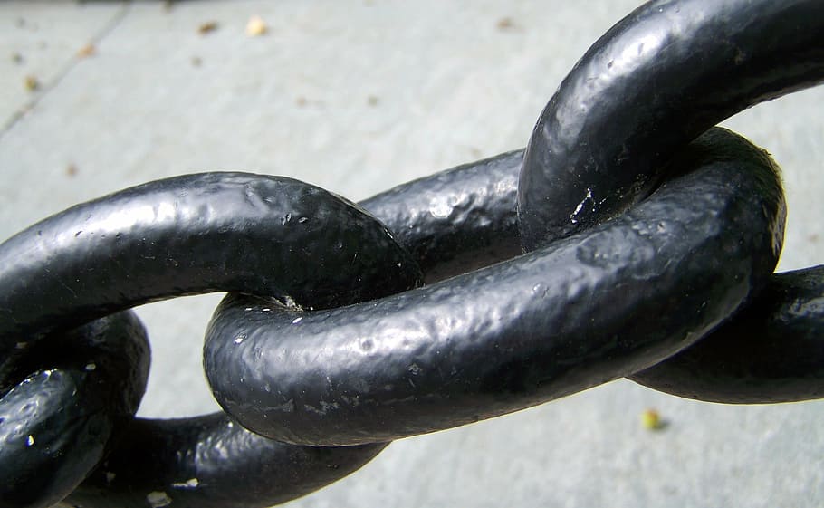 vaslánc, binding, link, black color, close-up, metal, no people HD wallpaper