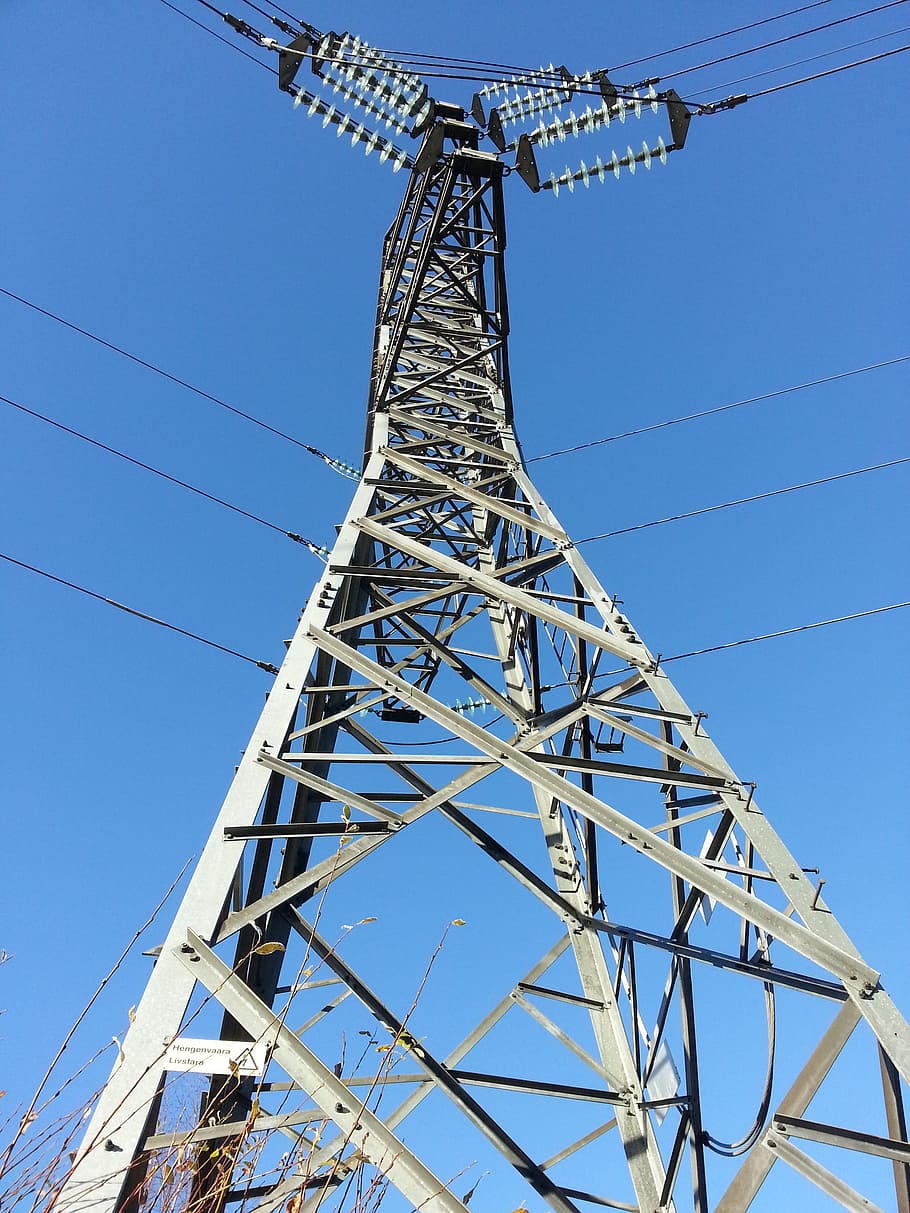 Electricity, Tower, High, cable, global communications, technology HD wallpaper