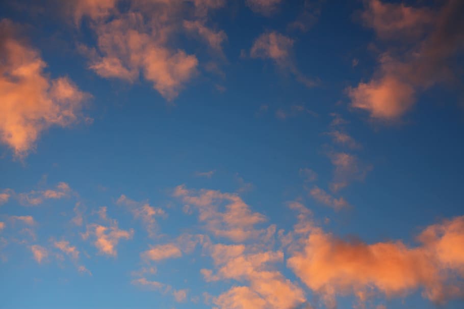 air, atmosphere, background, blue, sunset, climate, cloud, cloudscape HD wallpaper