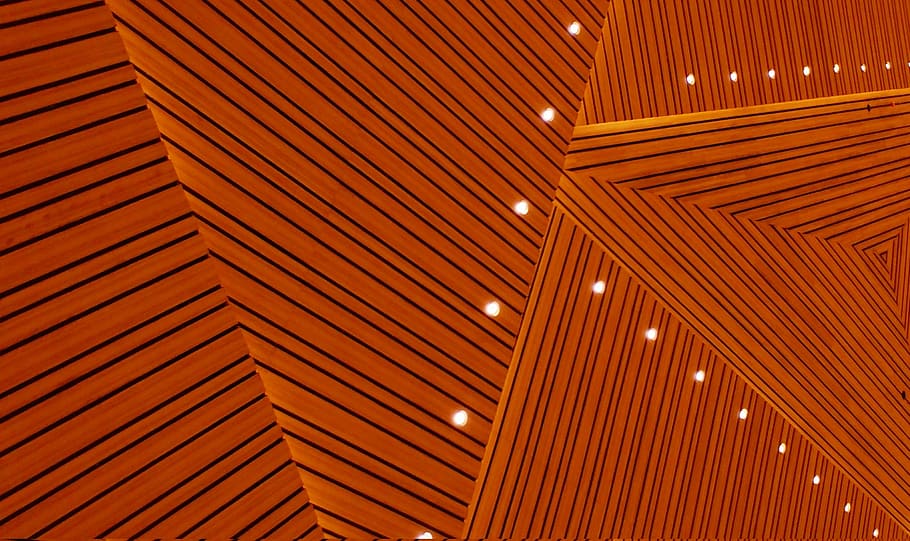 wood, ceiling, interior, design, hardwood, architecture, material HD wallpaper