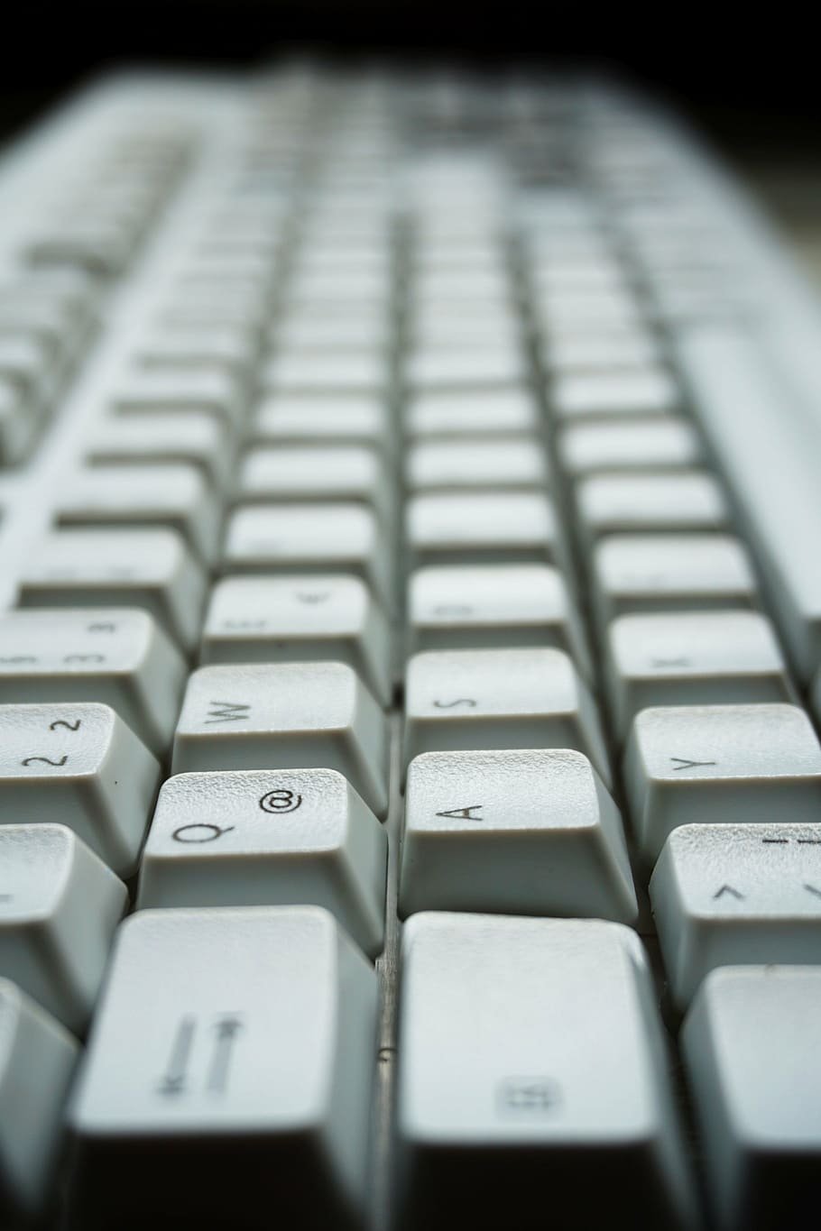 keyboard, computer, grey, keys, input device, letters, hardware HD wallpaper