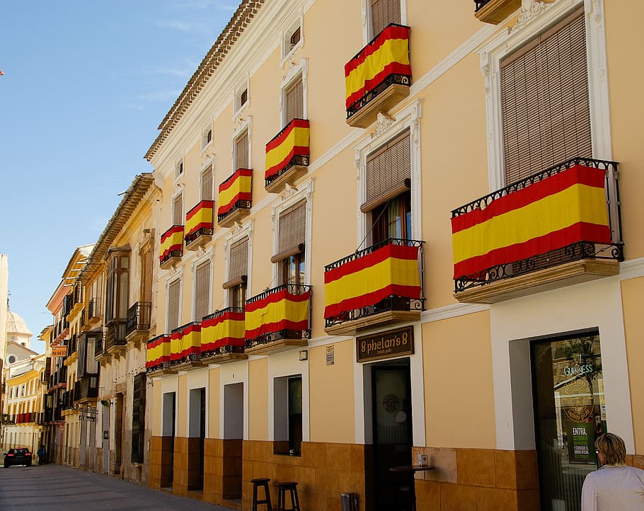spain, lorca, narrow lane, architecture, andalusia, building exterior HD wallpaper