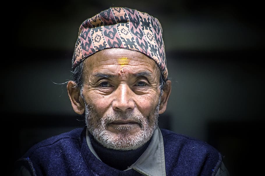man's portriat, natural, light, old, cool, grandpa, vendor HD wallpaper