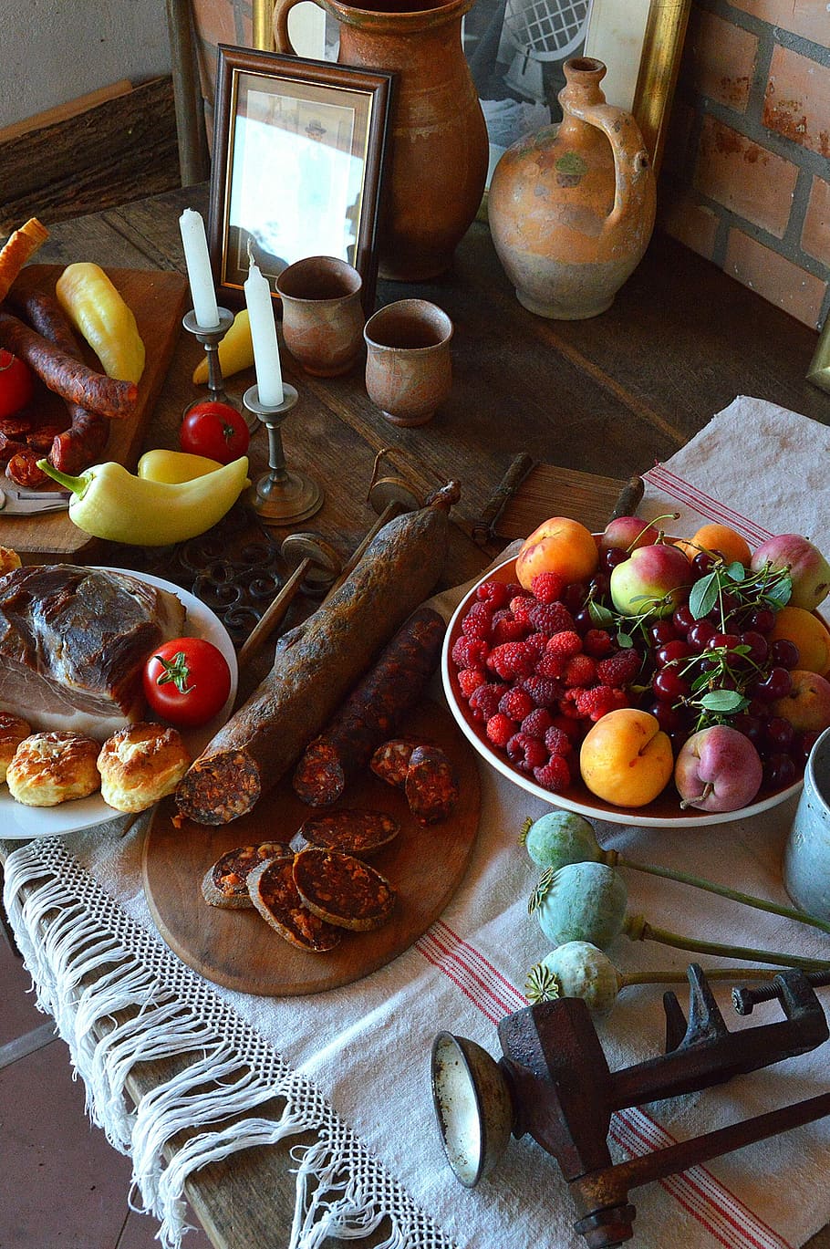 mood, wine, fruit, table, drinks, food, wine glasses, showdown HD wallpaper