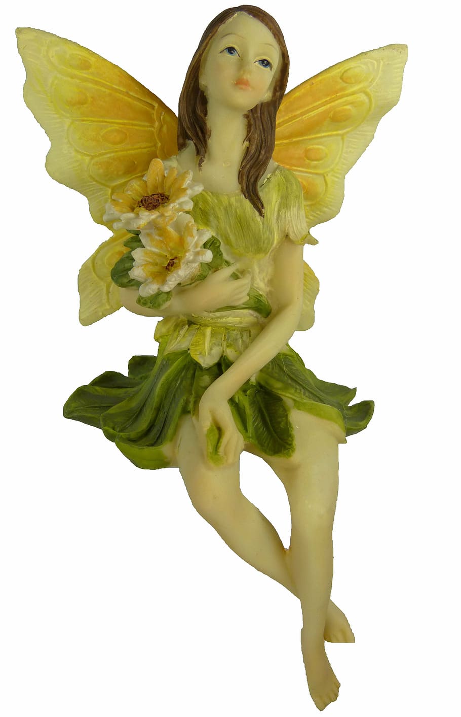 fee, elf, flowers, figure, fantasy creatures, mythical creatures HD wallpaper