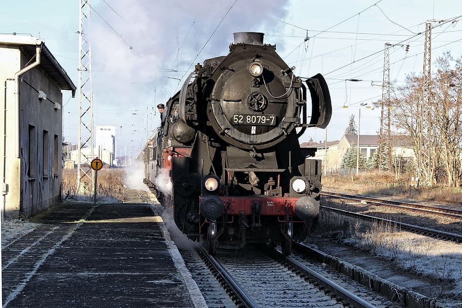 steam locomotive, railway, train, steam railway, railway nostalgia, HD wallpaper