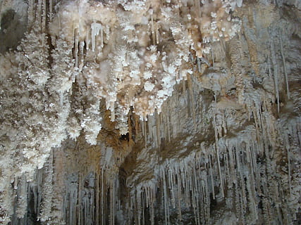 cave, stalactites, stalagmites, nature, backgrounds, no people HD wallpaper
