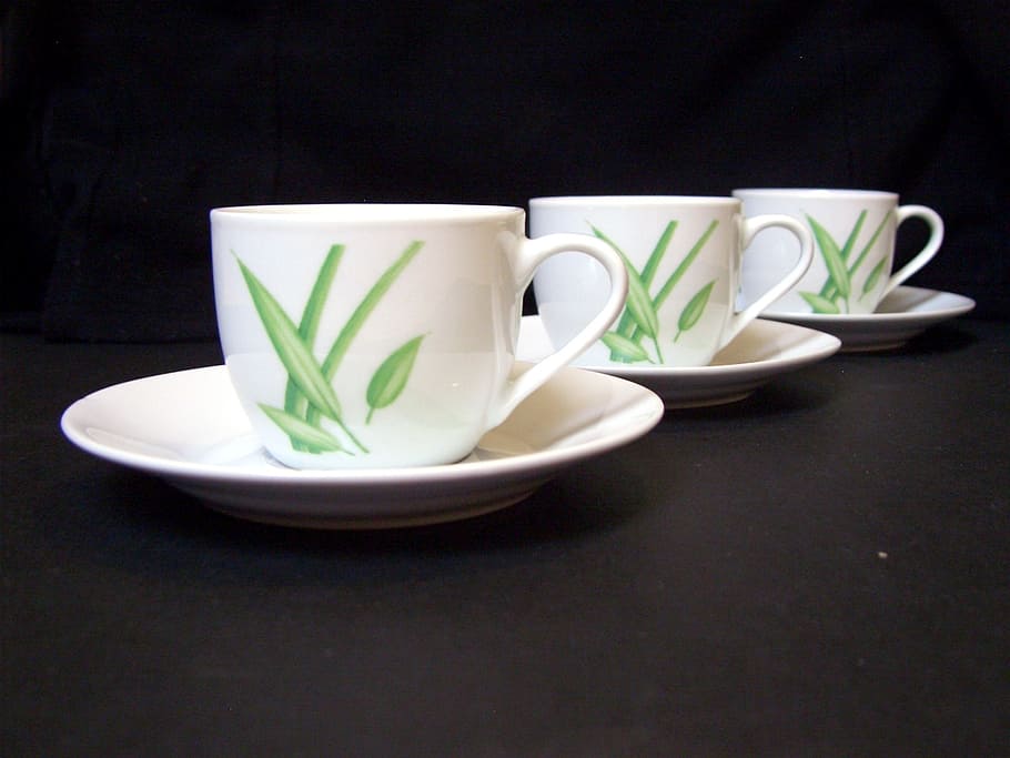 coffee cup, diagonal, green, white, drink, heat - Temperature HD wallpaper