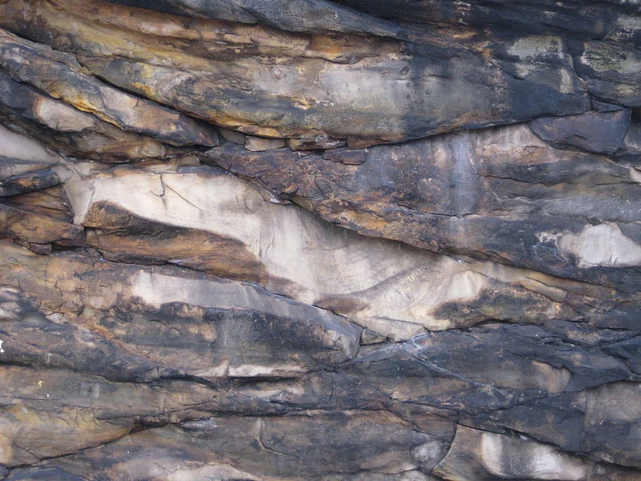 natural rocks, wall, backgrounds, nature, pattern, abstract HD wallpaper