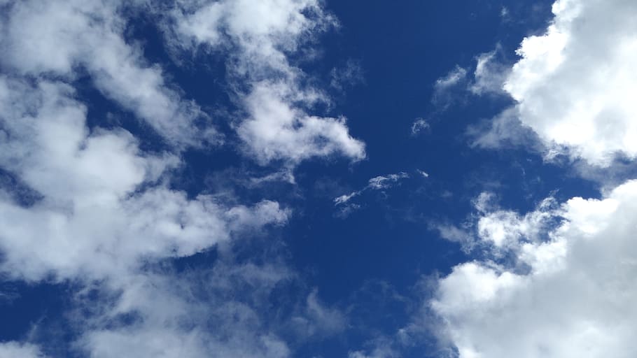 Blue Sky, Clouds, backgrounds, cloud - sky, nature, weather