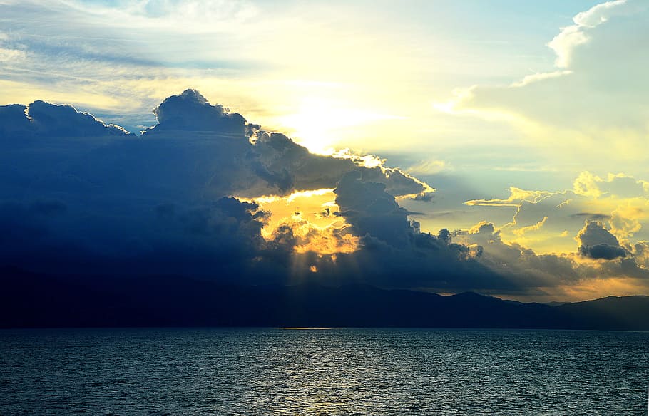 Sky, Clouds, Sunrise, Mediterranean, scenics, nature, sunset HD wallpaper