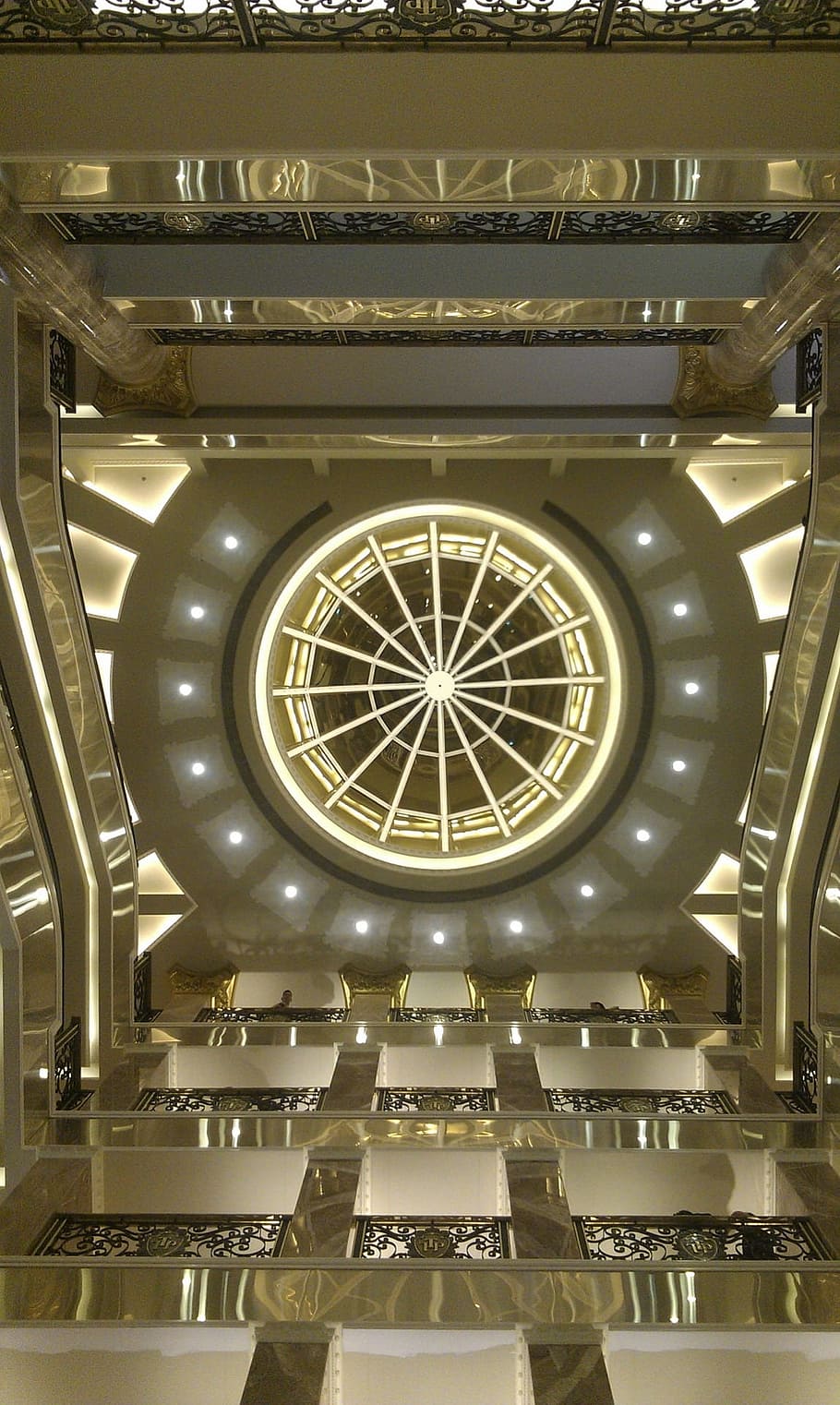 ceiling, commercial center, building, architecture, architecture design HD wallpaper