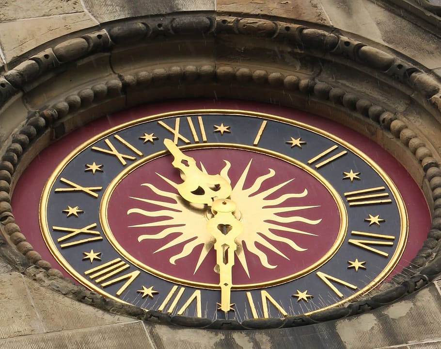 clock tower, time, clock face, pointer, no people, wheel, pattern HD wallpaper