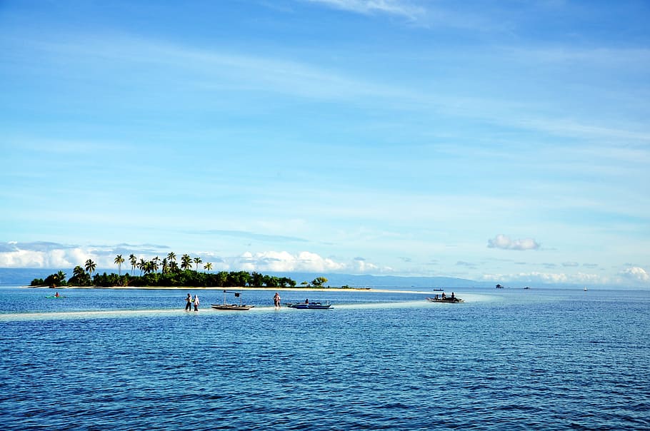 philippines, sea, ship, water, sky, nautical vessel, transportation HD wallpaper