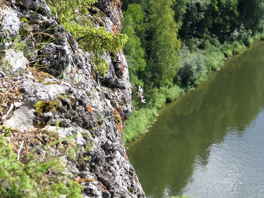 the vishera river, beach, rock, forest, landscape, tourism HD wallpaper
