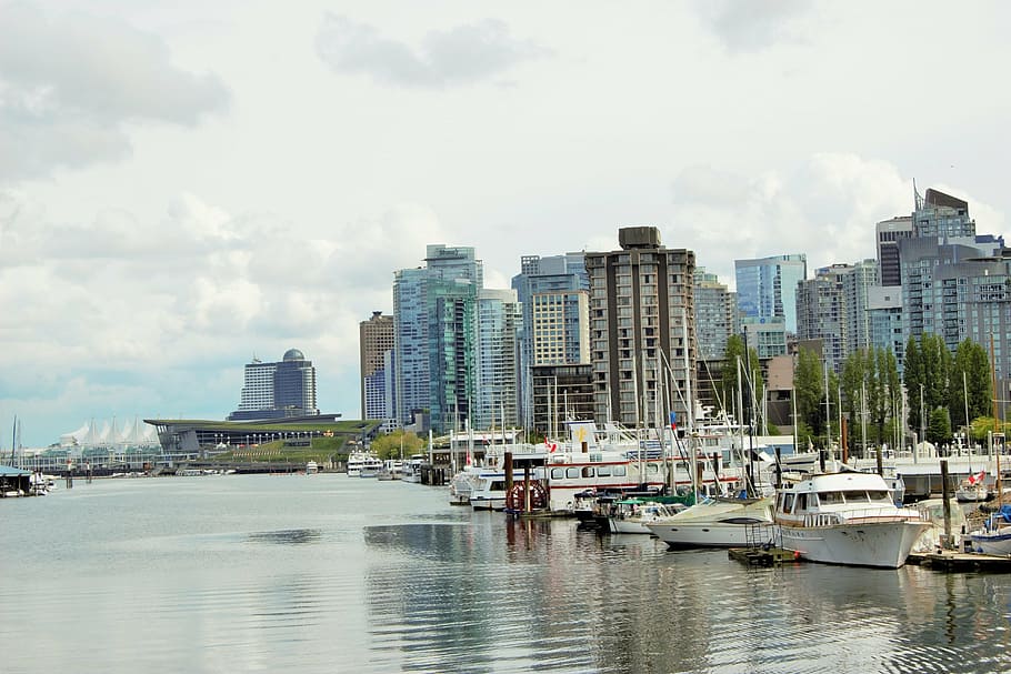 vancouver, buildings, canada, spring, urban, real, city, building exterior HD wallpaper