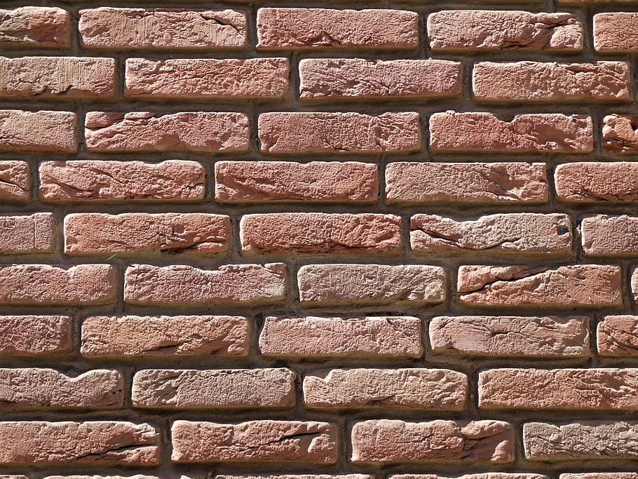 clinker, brick, hand formed, dutch, shadow gap, artfully, wall, HD wallpaper