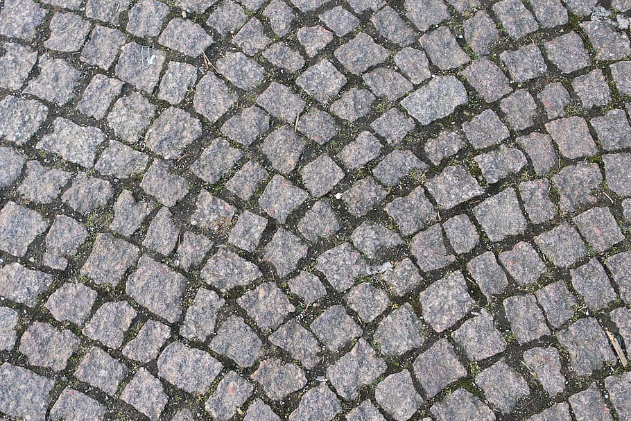 stones, ground, cobblestones, structure, road, away, patch HD wallpaper
