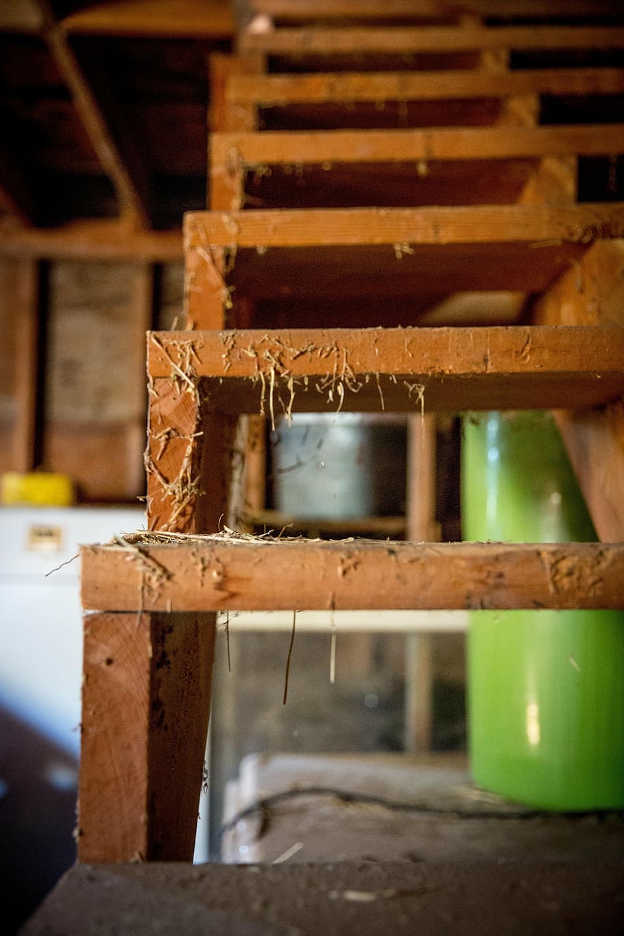 stairs, barn, rustic, hay, staircase, country, countryside HD wallpaper