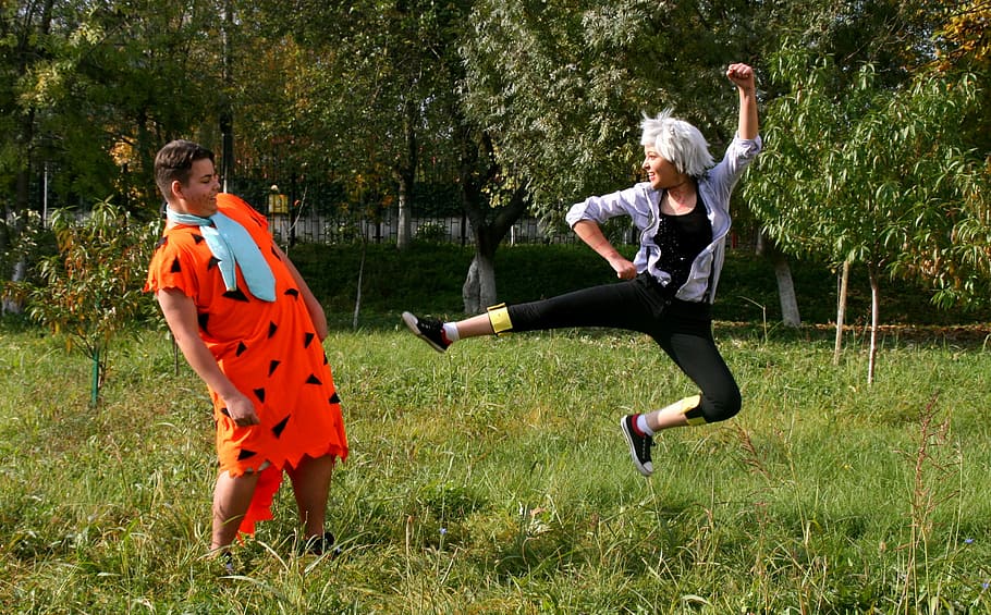 Struggle, Play, Characters, Halloween, juuzou suzuya, fred flintstone HD wallpaper