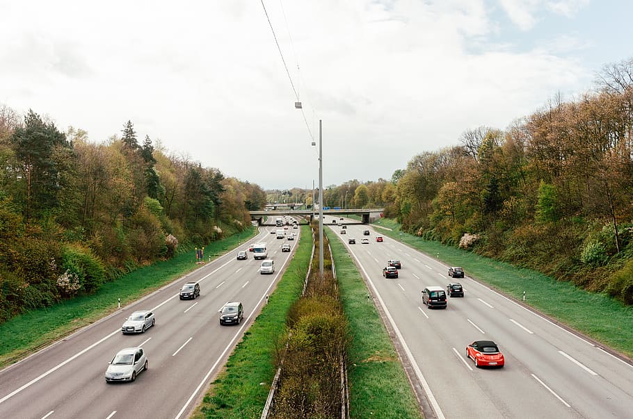 Highway, industry, transportation, car, road, traffic, mode of Transport HD wallpaper