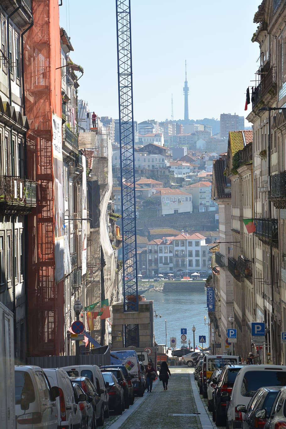 view, porto, city, architecture, built structure, building exterior HD wallpaper
