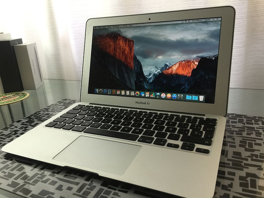 macbook, macbook air, apple, notebook, device, tech, technology HD wallpaper