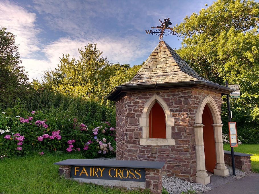 Fairy, Cross, Devon, Bus Stop, Hamlet, fairy cross, village HD wallpaper