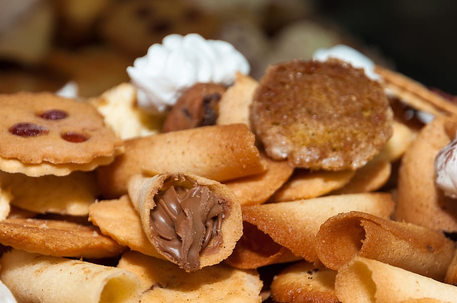 Pastry, Cake, Biscuit, Biscuits, Dessert, food, sweet, eat HD wallpaper