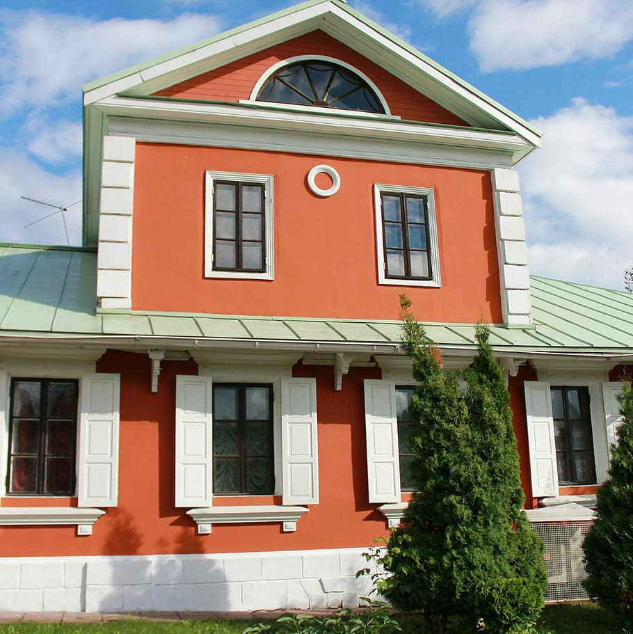 House, Building, Window, summer, sky, building exterior, cloud - sky HD wallpaper