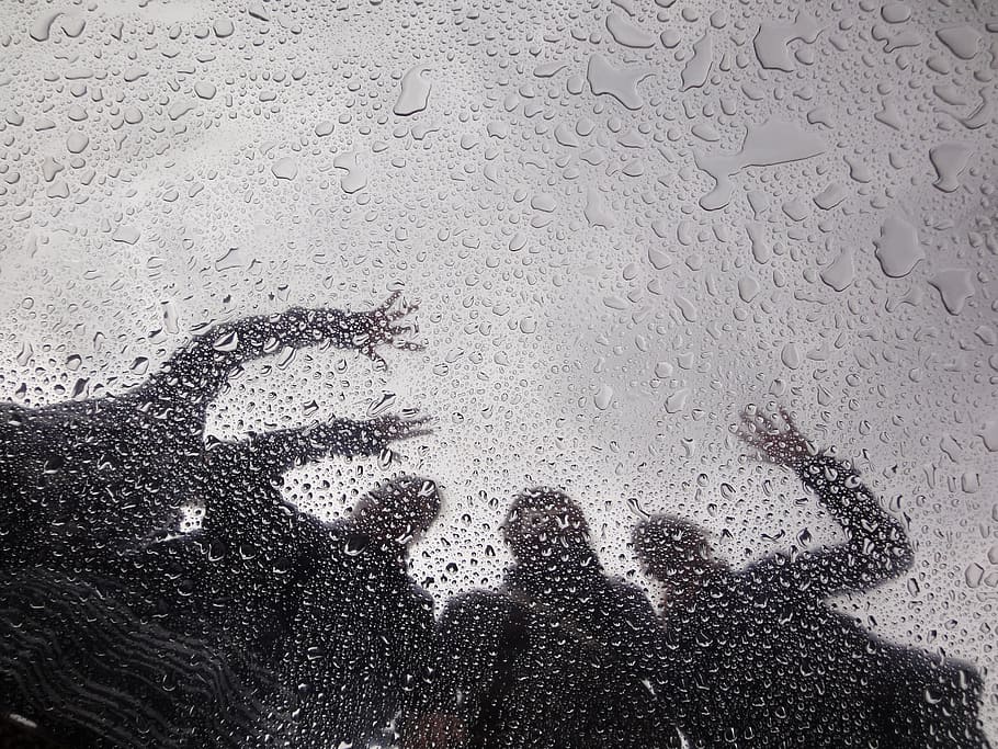 rain, drip, raindrop, beaded, mood, wet, weather, window, backgrounds HD wallpaper